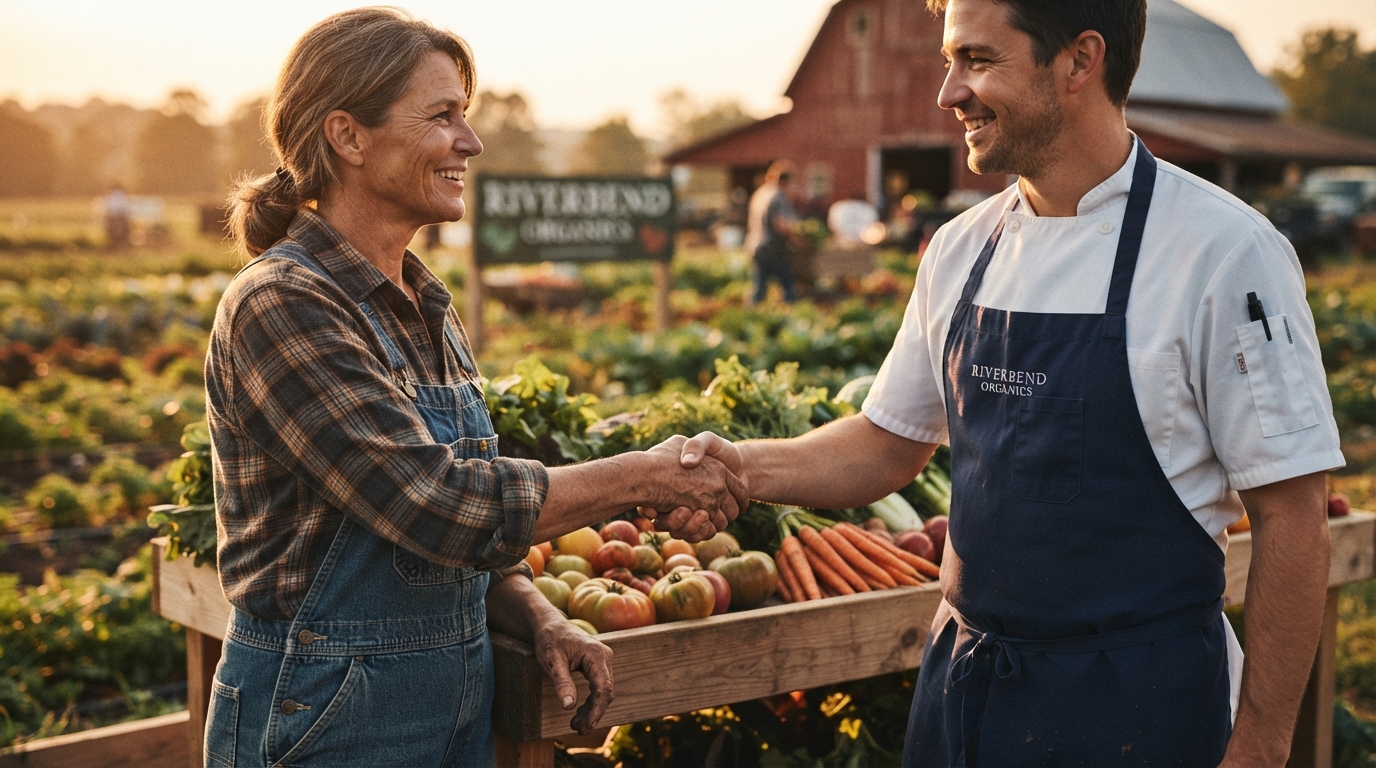Editorial illustration for How to Build a Direct Farm-Sourcing Program for Your Restaurant: A Step-by-Step Plan